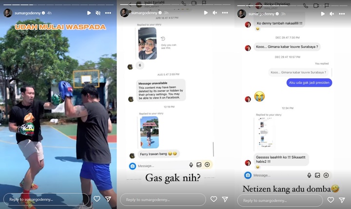 Denny Sumargo Langsung Jawab Tantangan Adu Tinju Lawan Ferry Irawan