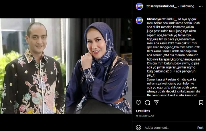 Venna Melinda Dibawah Pengaruh Mistis, Ferry Irawan Berkepribadian Ganda