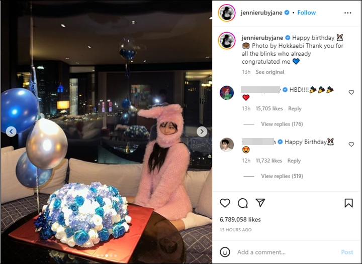Jennie BLACKPINK Cosplay Kelinci Rayakan Ultah, Sosok di Balik Kamera Curi Fokus