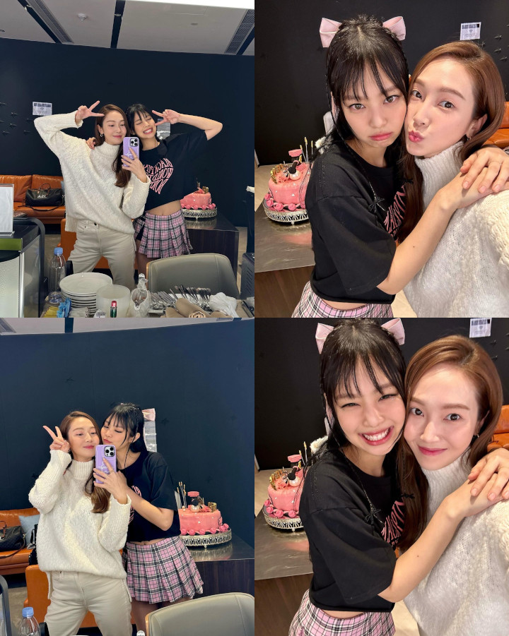 Akhirnya Satu Frame, Jessica Jung Rayakan Ultah Jennie BLACKPINK Usai Ngonser