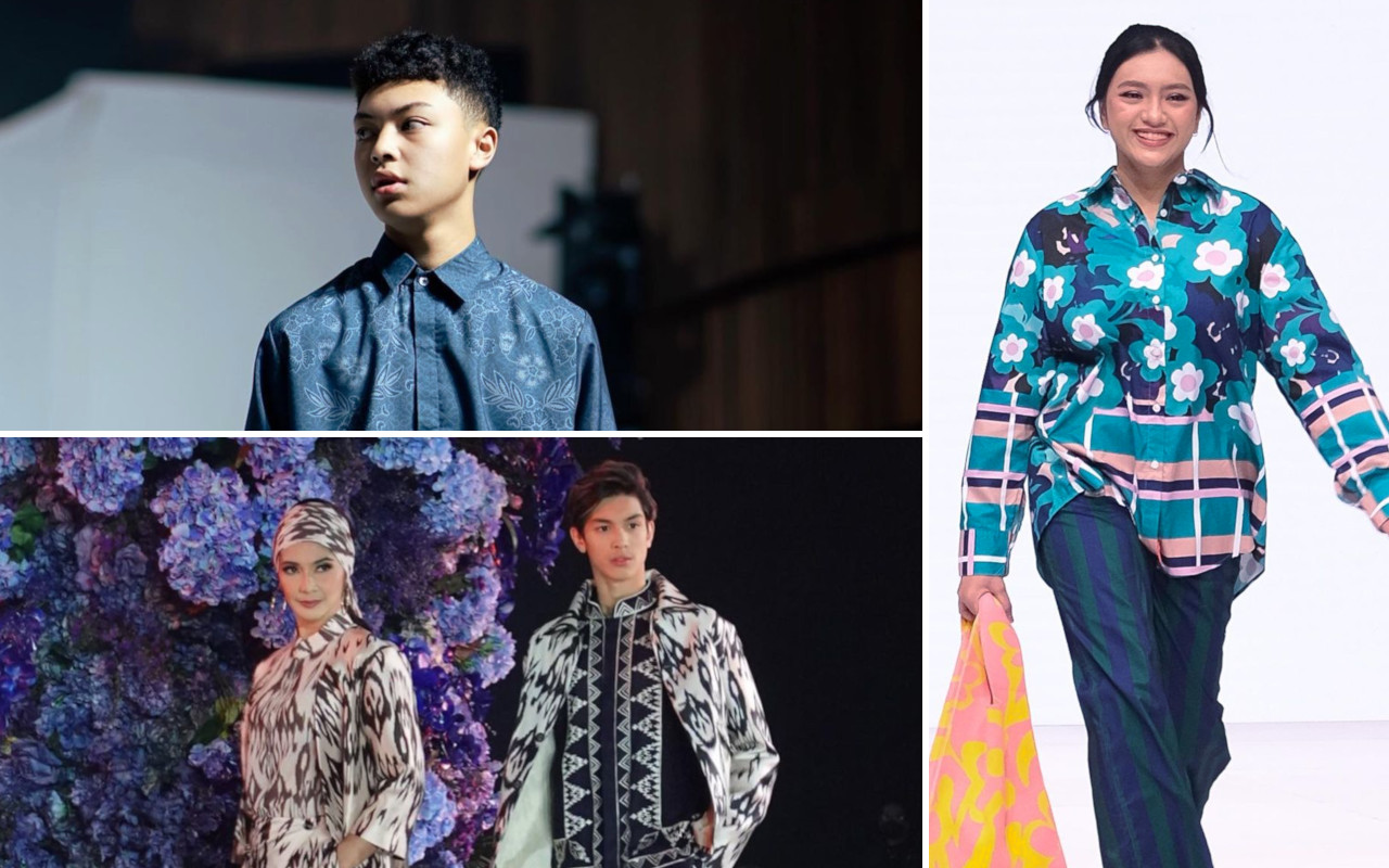 Keanu Massaid Putra Angelina Sondakh Super Kece, Intip 7 Potret Anak Seleb Jadi Model Catwalk