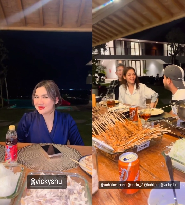 Satu Acara dengan Vicky Shu