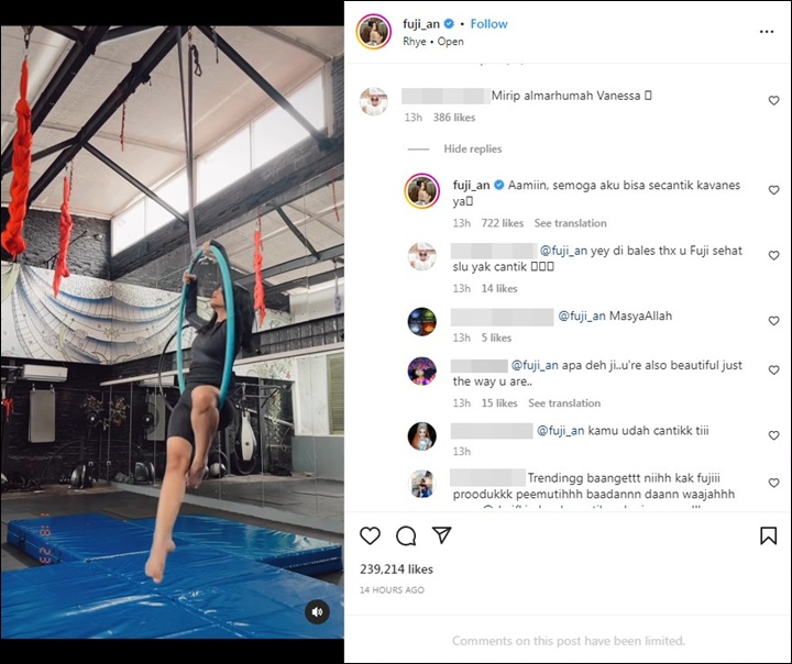 Pamer Kelenturan, Fuji An Amini Pujian Mirip Mendiang Vanessa Angel Pamer Kelenturan, Fuji An Amini Pujian Mirip Mendiang Vanessa Angel Pamer Kelenturan, Fuji An Amini Pujian Mirip Mendiang Vanessa Angel