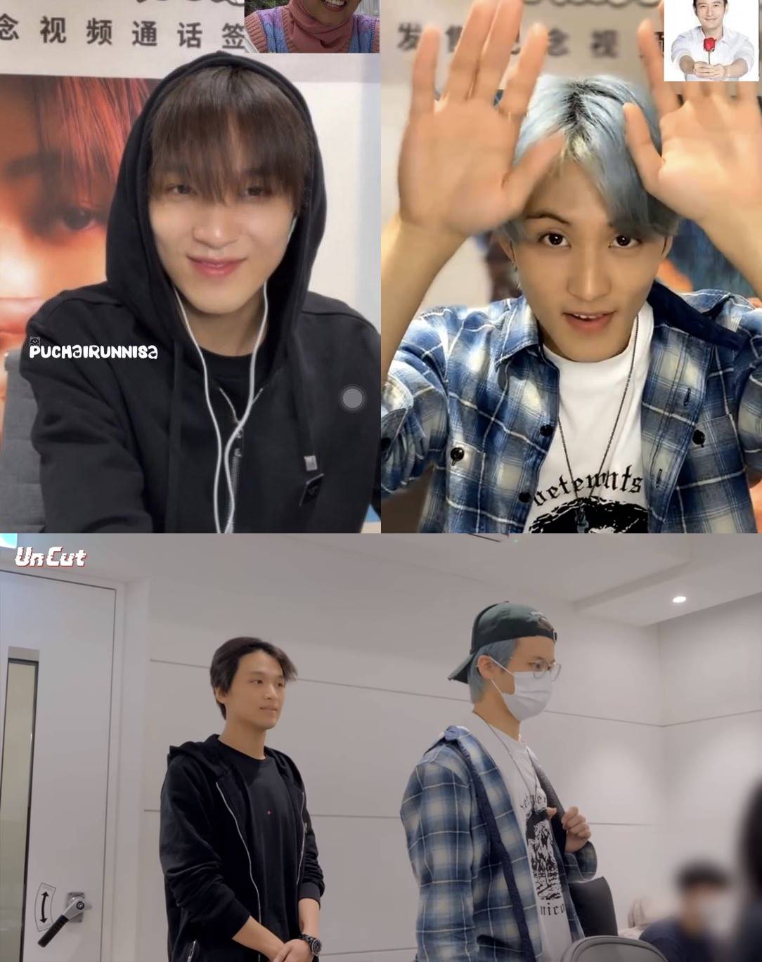Haechan dan Mark NCT langsung recording \