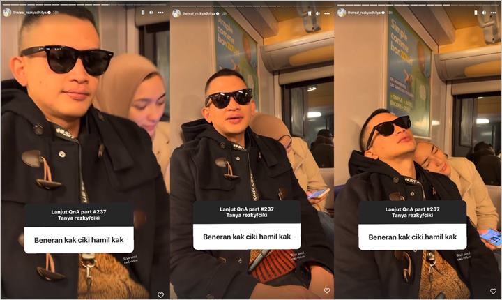 Rezky Aditya dan Citra kirana saat liburan di Eropa
