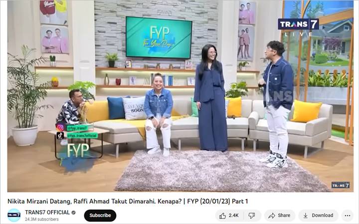 Kocaknya Raffi Ahmad Disebut Kabur Saat Akan Ketemu Nikita Mirzani