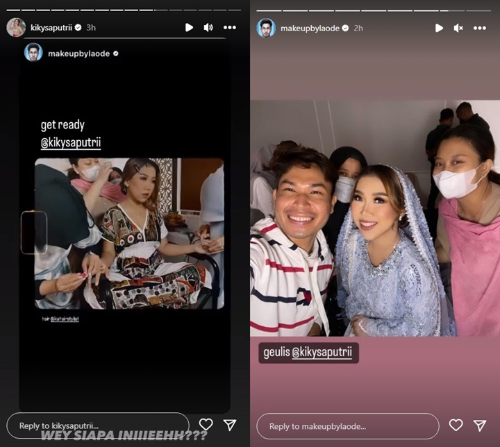 Kiky Saputri Manglingi Tampil Serba Biru di Momen Pengajian Jelang Nikah