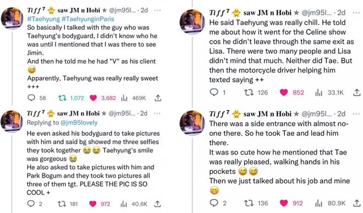 Kepribadian Asli V BTS Dibongkar Sosok Bodyguard Prancis
