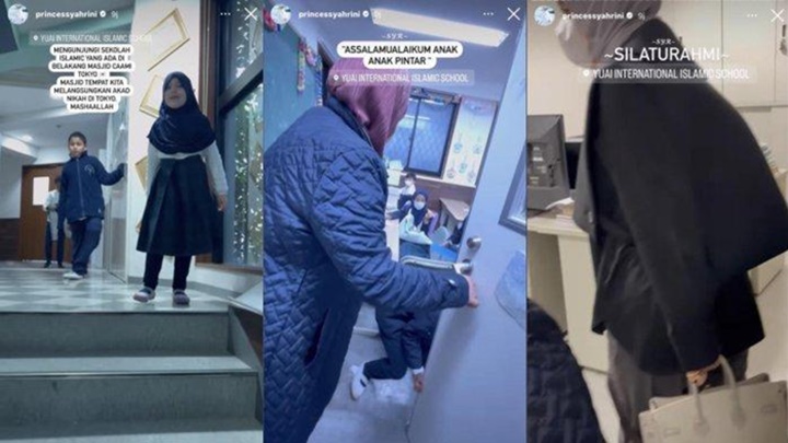 Syahrini dan Reino Barack Nostalgia Kunjungi Lokasi Pernikahan di Tokyo