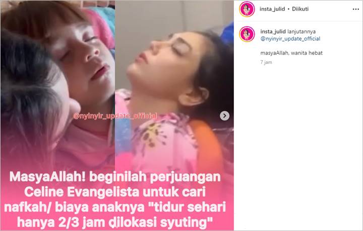 Bukti Perjuangan Celine Evangelista Kerja Keras Nafkahi 4 Anak Disorot, Tuai Salut