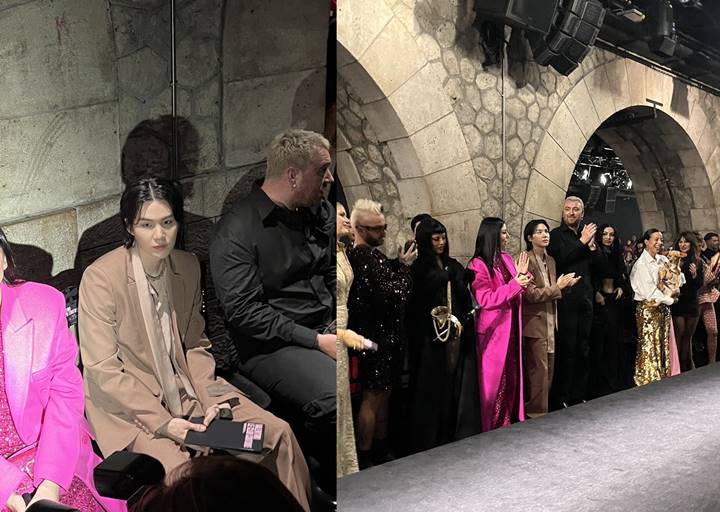 Suga BTS Jejer Sam Smith di PFW 2023, Tinggi Badan Bikin Salfok