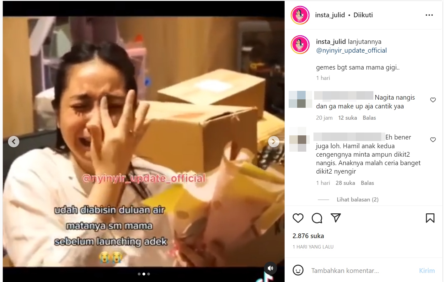 Kompilasi Video Nagita Slavina Selalu Nangis Saat Hamil Rayyanza Kembali Viral, Disebut Relate