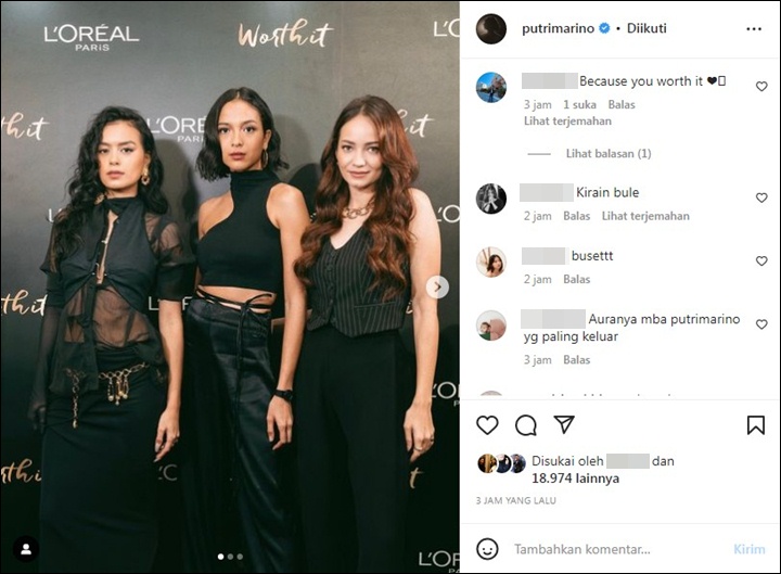 Putri Marino Tampil Fierce Bareng Enzy Storia dan Eva Celia, Bak \'Twilight\' Versi Indonesia