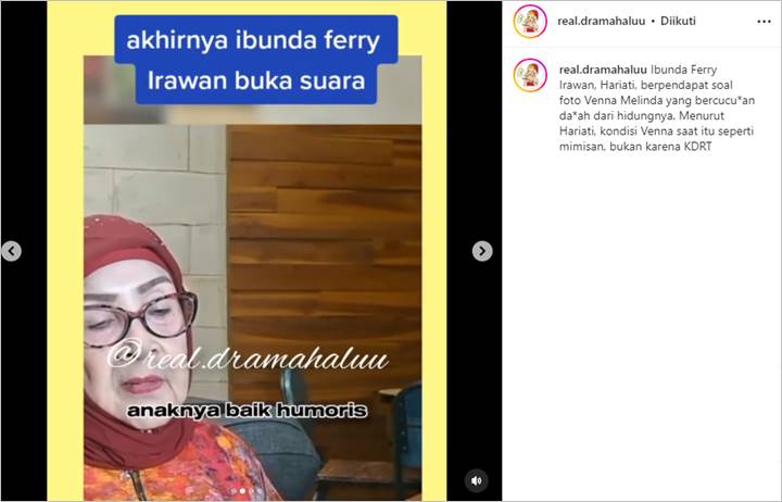 Anaknya Dituding Temperamental, Sang Ibu Bongkar Tabiat Ferry Irawan Sejak Kecil