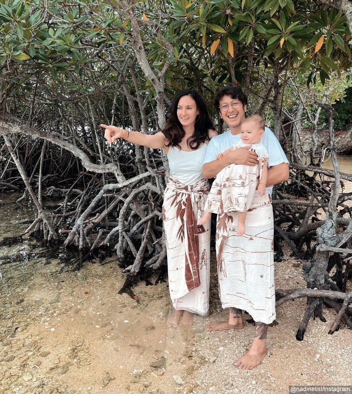 Dimas Anggara dan Nadine Chandrawinata