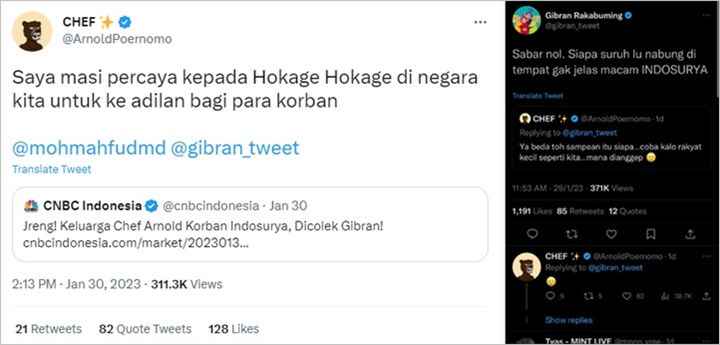 Keluarga Chef Arnold Jadi Korban Investasi Bodong, Netizen Malah Sebut Karma