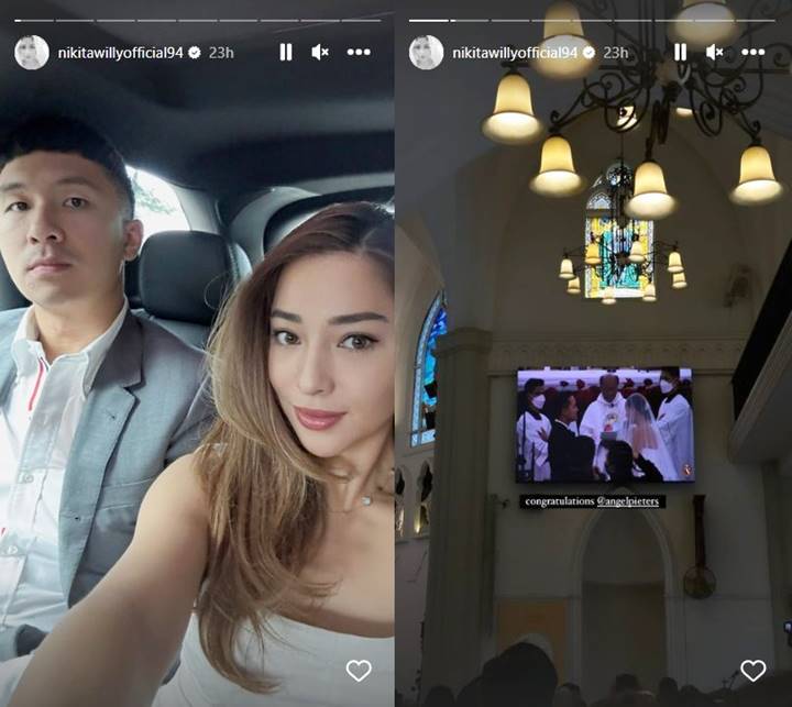 Nikita Willy Ajak Baby Issa Masuk Gereja Hadiri Pernikahan Angel Pieters Nikita Willy Ajak Baby Issa Masuk Gereja Hadiri Pernikahan Angel Pieters