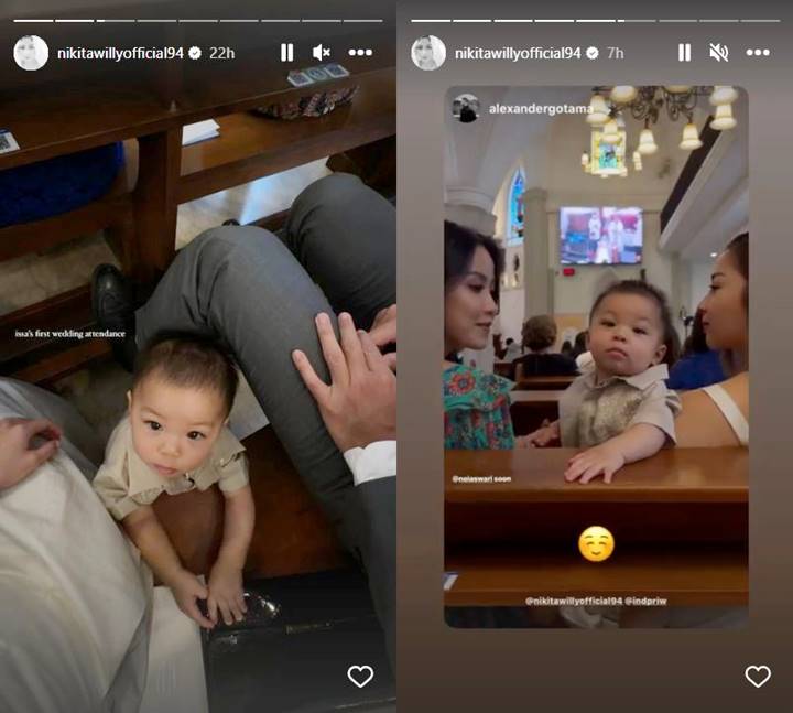 Nikita Willy Ajak Baby Issa Masuk Gereja Hadiri Pernikahan Angel Pieters Nikita Willy Ajak Baby Issa Masuk Gereja Hadiri Pernikahan Angel Pieters