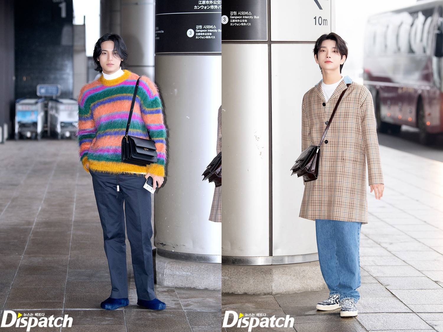 fashion airport baru dari Mingyu dan Joshua SEVENTEEN