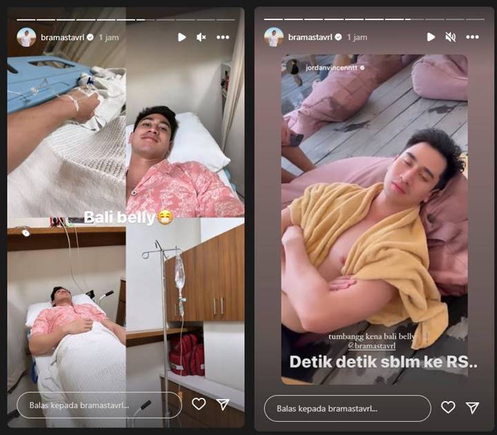 Verrell Bramasta Tumbang Saat Liburan, Adik Sigap Beri Perhatian Manis