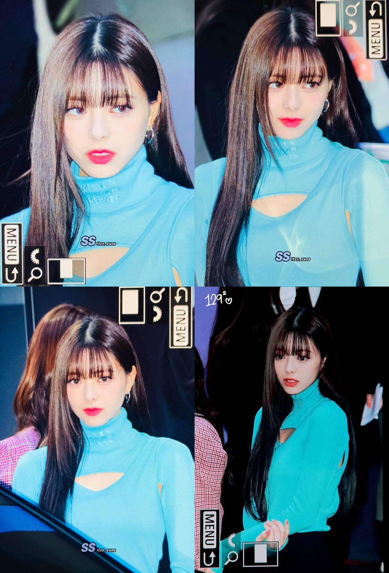 visual Yuna ITZY yang kembali beraktivitas lagi