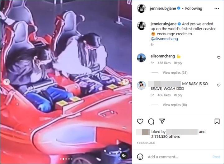 Uji Nyali, Jennie BLACKPINK Gagal Kabur dari Roller Coaster Tercepat di Dunia