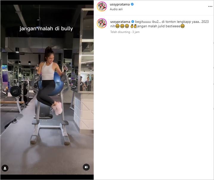 Ussy Sulistiawaty Nasihati untuk Tak Julid dengan Perubahan Penampilan Orang Lain