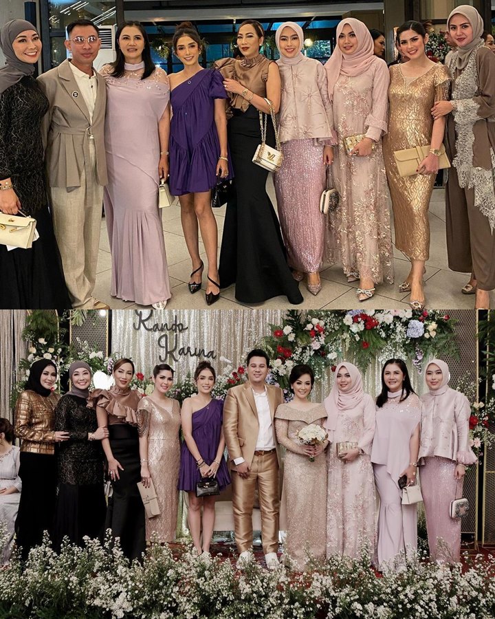 Dress Ungu Saat Kondangan