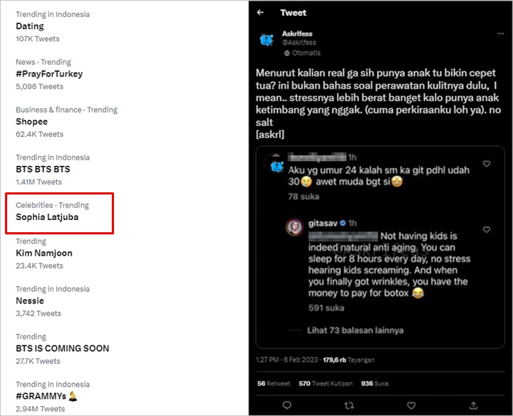 Sophia Latjuba Mendadak Trending Usai Gita Savitri Kembali Buat Pernyataan Kontroversial