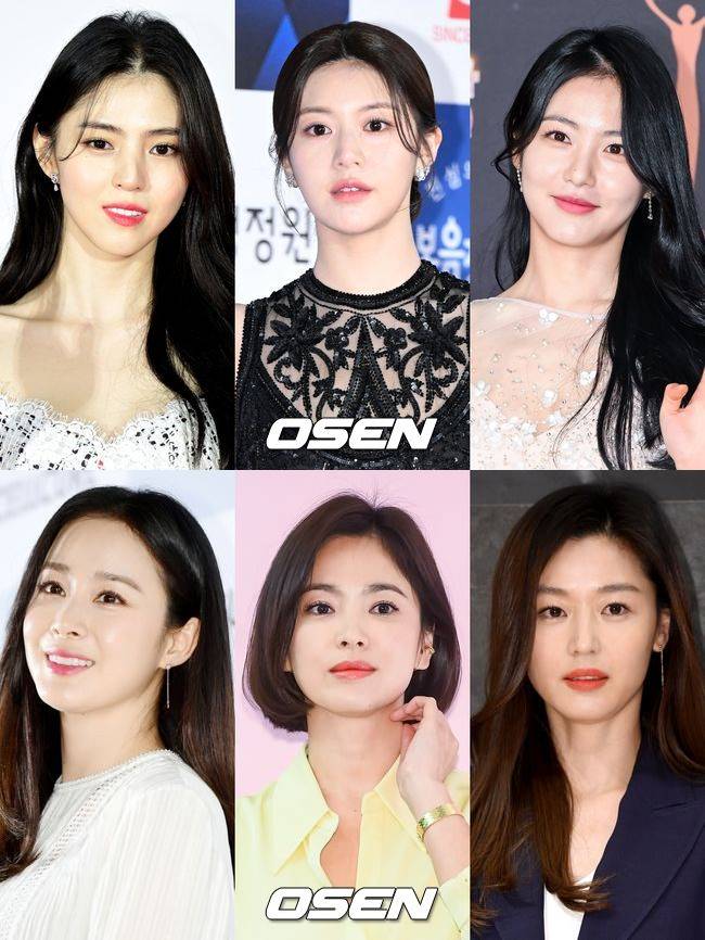 Han So Hee, Go Yoon Jung, Shin Ye Eun, Kim Tae Hee, Song Hye Kyo, Jun Ji Hyun