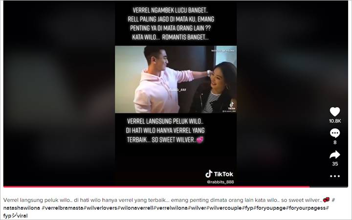 Bukti Hubungan Baik Usai Putus, Cara Natasha Wilona Rayu Verrell Bramasta Saat Ngambek Bikin Meleleh