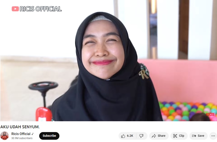 Bak Tanggapi Sindiran Bunga Zainal, Ria Ricis: Aku Udah Senyum