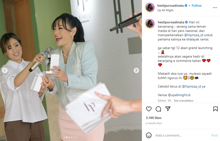 Luncurkan Parfum \'Seksi\', Hesti Purwadinata Jawab Kabar Pensiun Jadi Artis
