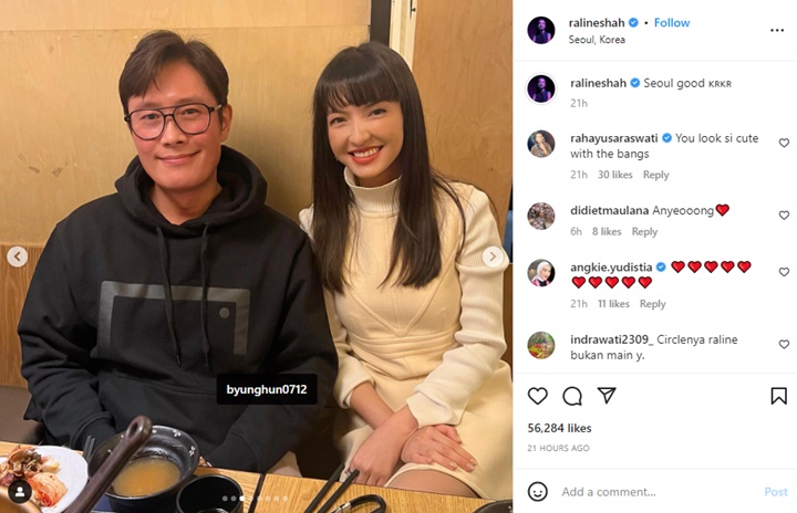 Circle Gak Main-main, Raline Shah Pamer Lagi Dinner Bareng Mantan Song Hye Kyo