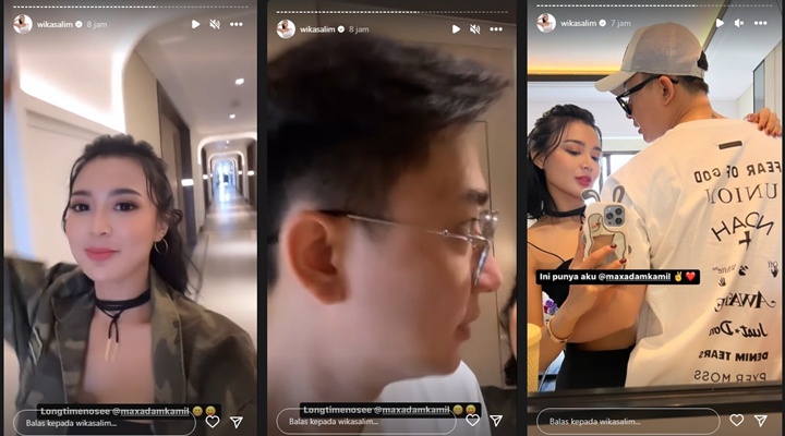 Wika Salim Girang Akhirnya Ketemu Pacar Tampan, Langsung Unjuk Kebucinan