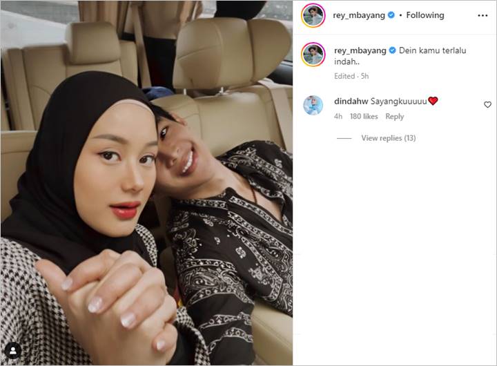 Diwanti-wanti Fans Agar Tak Duakan Dinda Hauw, Rey Mbayang: Naudzubillah