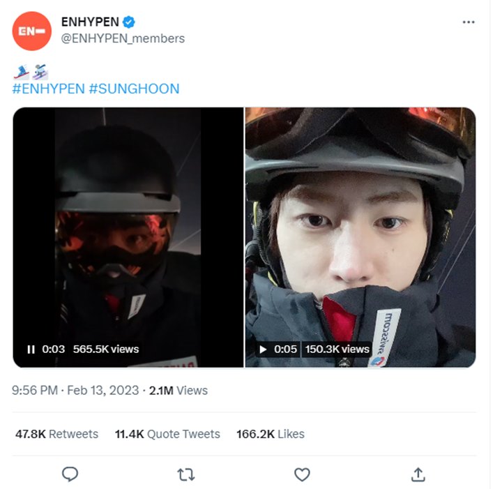 Diduga Bareng Heeseung, Sunghoon ENHYPEN Kesampaian Main di Resor Ski