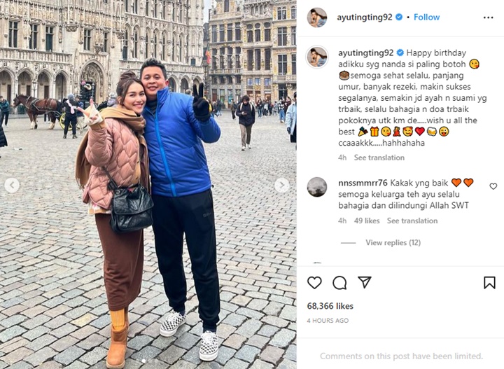 Kedekatan Ayu Ting Ting dengan Adik Ipar di Momen Spesial Jadi Perbincangan