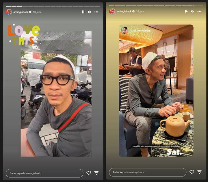 Transformasinya Bikin Heboh, Gaya Terbaru Aming Saat Bersantai Masih Pakai Peci Disorot