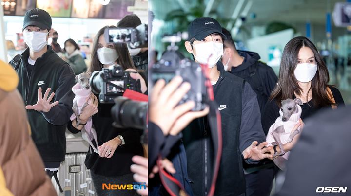 Batal LDR, Song Joong Ki Ditemani Katy Louise Saunders Berangkat ke Hungaria