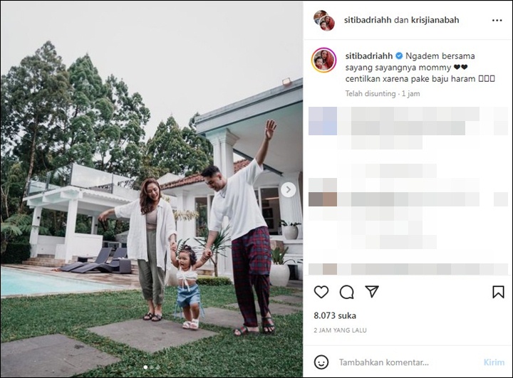 Siti Badriah Santai Bareng Keluarga, Baju Haram Sang Putri Sukses Bikin Gemas Siti Badriah Santai Bareng Keluarga, Baju Haram Sang Putri Sukses Bikin Gemas Siti Badriah Santai Bareng Keluarga, Baju Haram Sang Putri Sukses Bikin Gemas