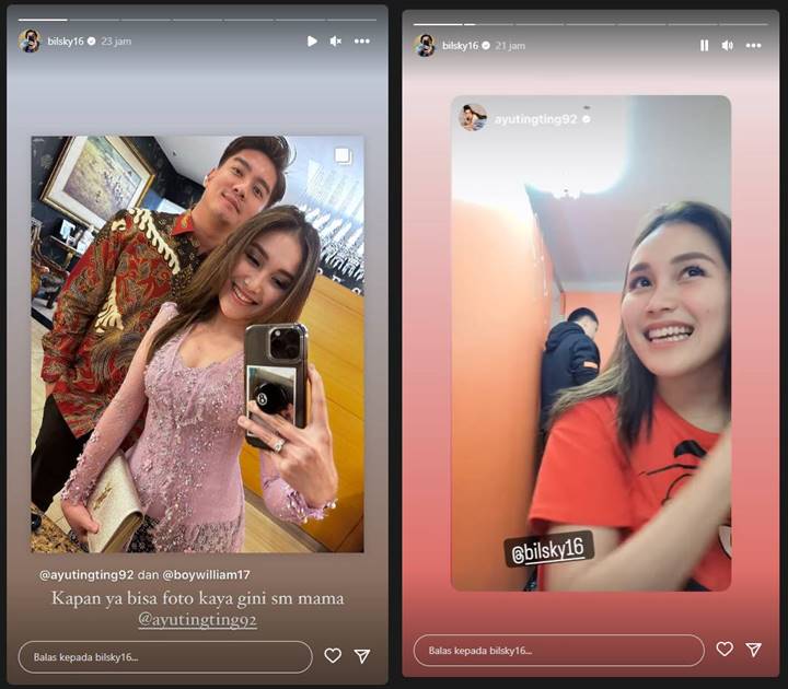 Billy Syahputra Mendadak Iri dengan Foto Ayu Ting Ting dan Boy William