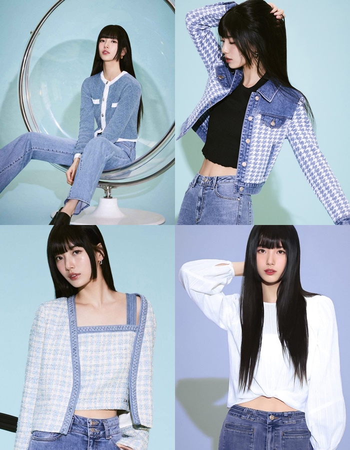 Suzy Patahkan Mitos Rambut Hime Itu Aneh Lewat Pemotretan Memukau Bareng Guess