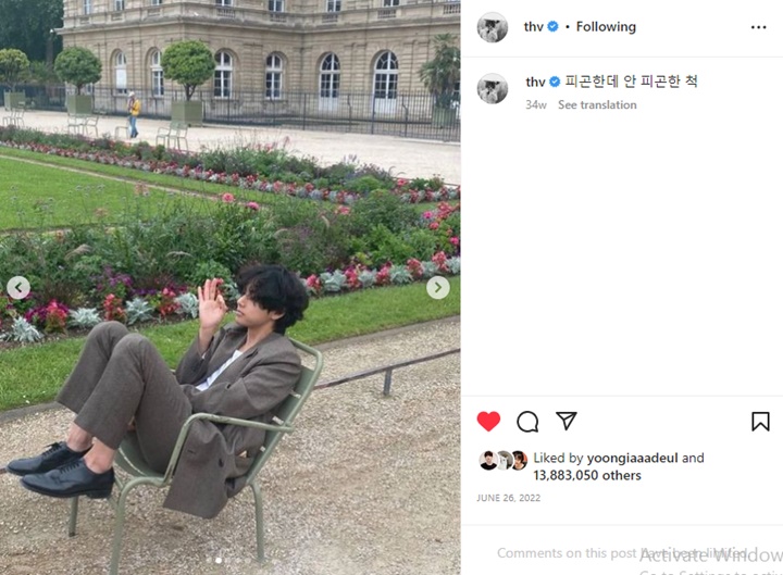 Instagramable, Enzy Storia Kunjungi Tempat Nongkrong V BTS di Paris