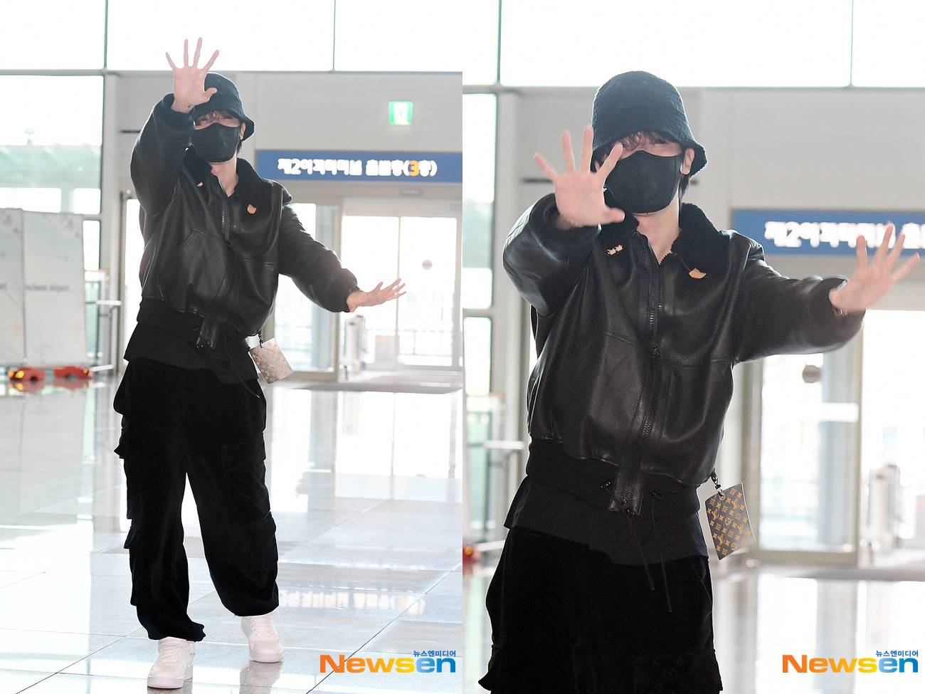 fashion airport J-Hope BTS