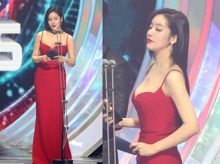 Cha Joo Young \'The Glory\' Viral Gegara Gaun Terlalu Terbuka di Ajang Penghargaan