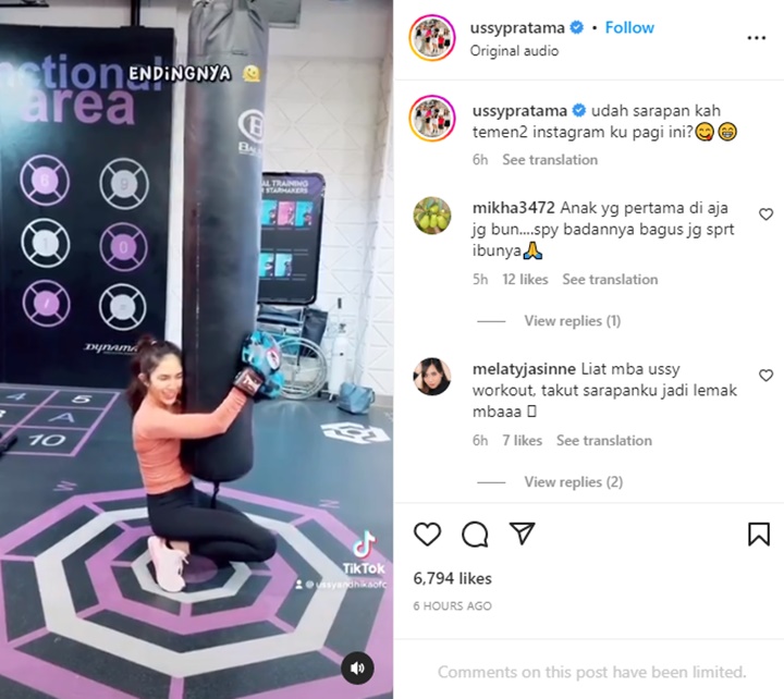 Pantas Punya Body Goals, Ussy Sulistiawaty Ternyata Olahraga Mati-matian