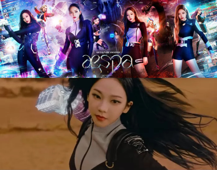 Penampilan Karina dengan Tinju Raksasa di Teaser \'SMCU aespa\' Disebut Mirip Jadi Karakter Game LOL