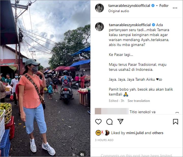 Perjuangkan Wasiat Mendiang Ayah, Tamara Bleszynski Beber Rencananya Jika Tujuan Sudah Tercapai