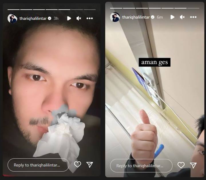 Thariq Halilintar Bagikan Selfie Saat Hidung Berdarah, Langsung Diingatkan Pesan Fuji An